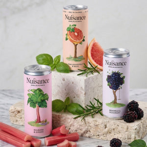 Nuisance Drinks cans